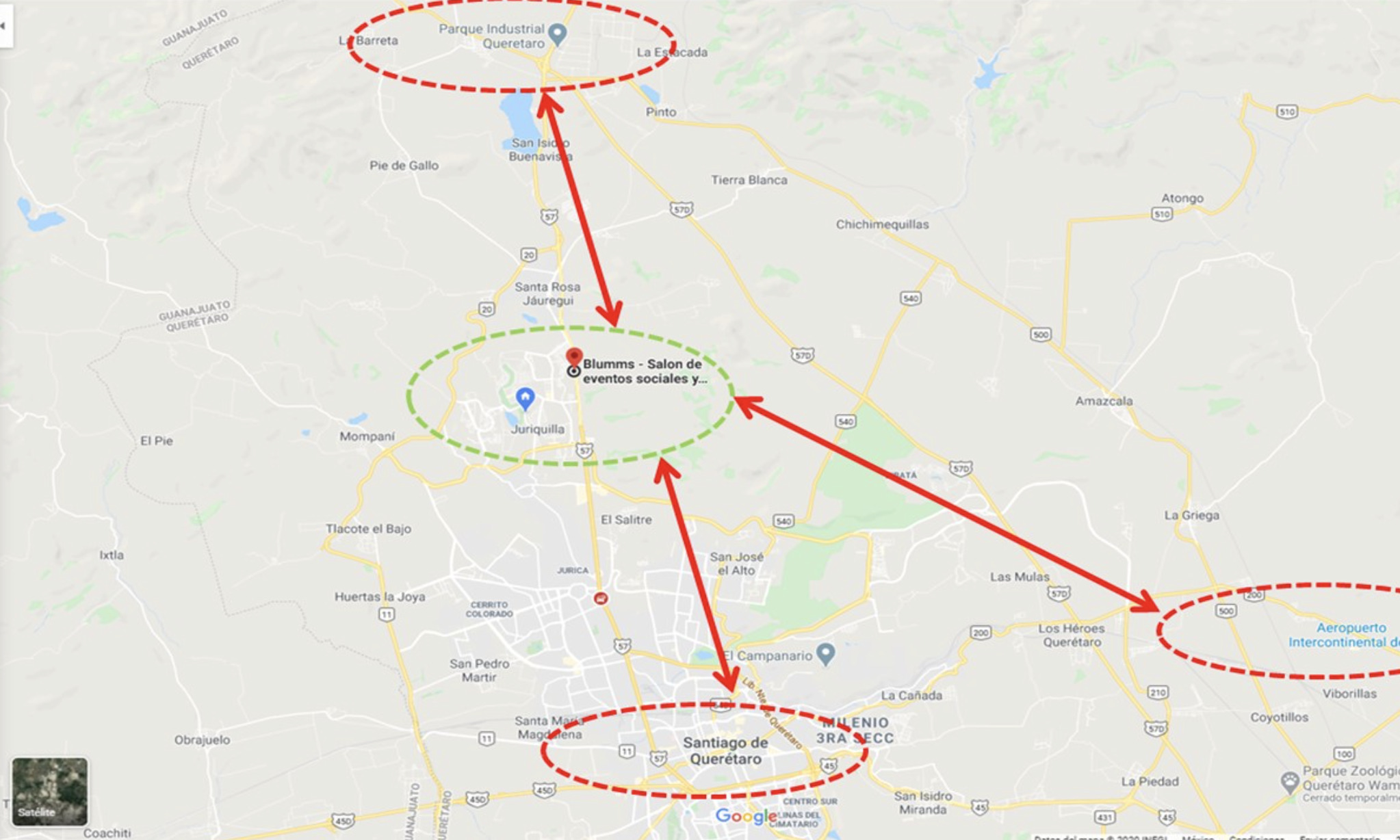 Entorno Corporativo y Proyectos Vecinos en Juriquilla